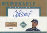 2002 Upper Deck Diamond Connection Memorable Signatures Bat #IS Ichiro Suzuki/99