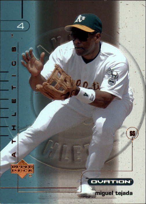 2002 Upper Deck Ovation #138 Miguel Tejada