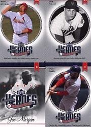 2002 Upper Deck Prospect Premieres Heroes of Baseball 85 Quads #11 McGwire/Seaver/Morg/Ozzie
