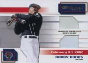 2002 Donruss Big League Challenge Materials #46 Barry Bonds Base-Plate
