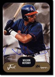 2002 Just Prospects Autographs Black #3 Wilson Betemit