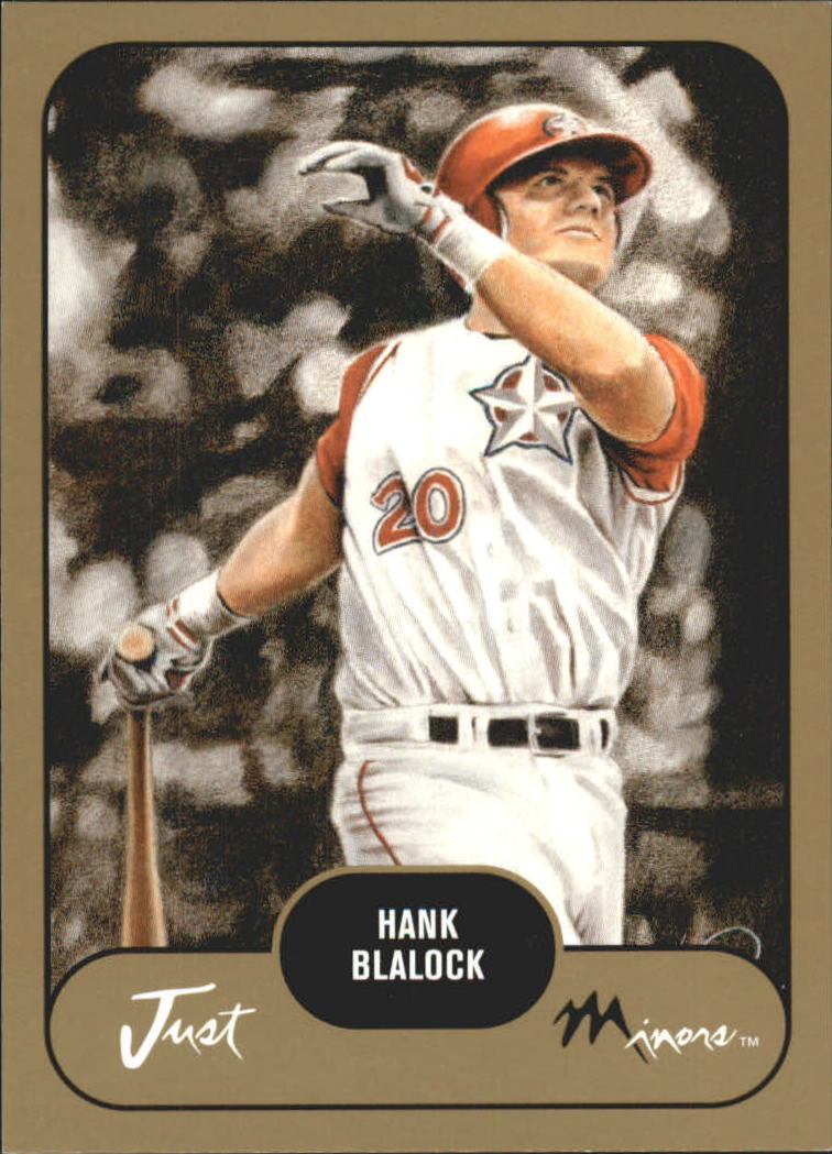 2002 Just Prospects Gold #4 Hank Blalock
