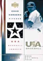 2002 USA Baseball National Team Jerseys #CC Chad Cordero