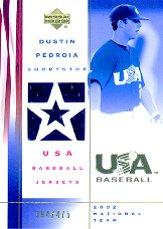2002 USA Baseball National Team Jerseys #DP Dustin Pedroia