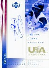2002 USA Baseball National Team Signatures #JJ Jacque Jones