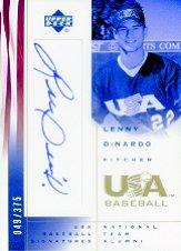 2002 USA Baseball National Team Signatures #LD Lenny Dinardo