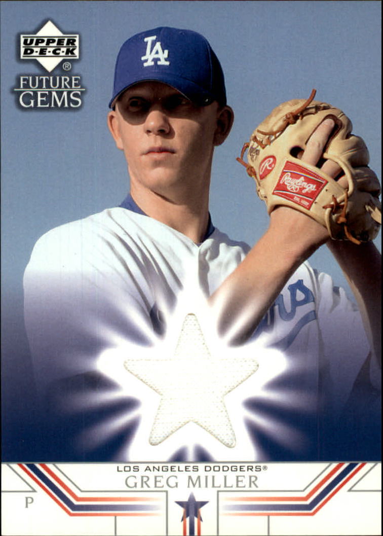 2002 Upper Deck Prospect Premieres #76 Greg Miller JSY XRC