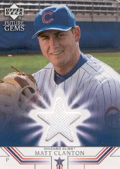 2002 Upper Deck Prospect Premieres #83 Matt Clanton JSY XRC