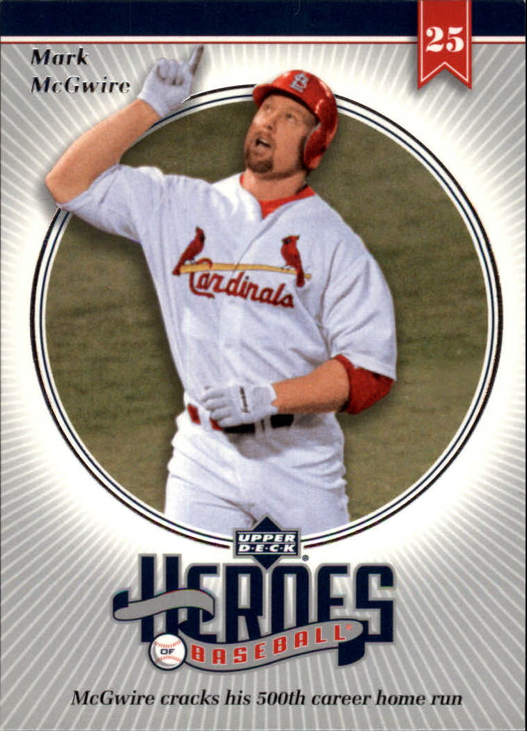 2002 Upper Deck Prospect Premieres Heroes of Baseball #HMC2 Mark McGwire