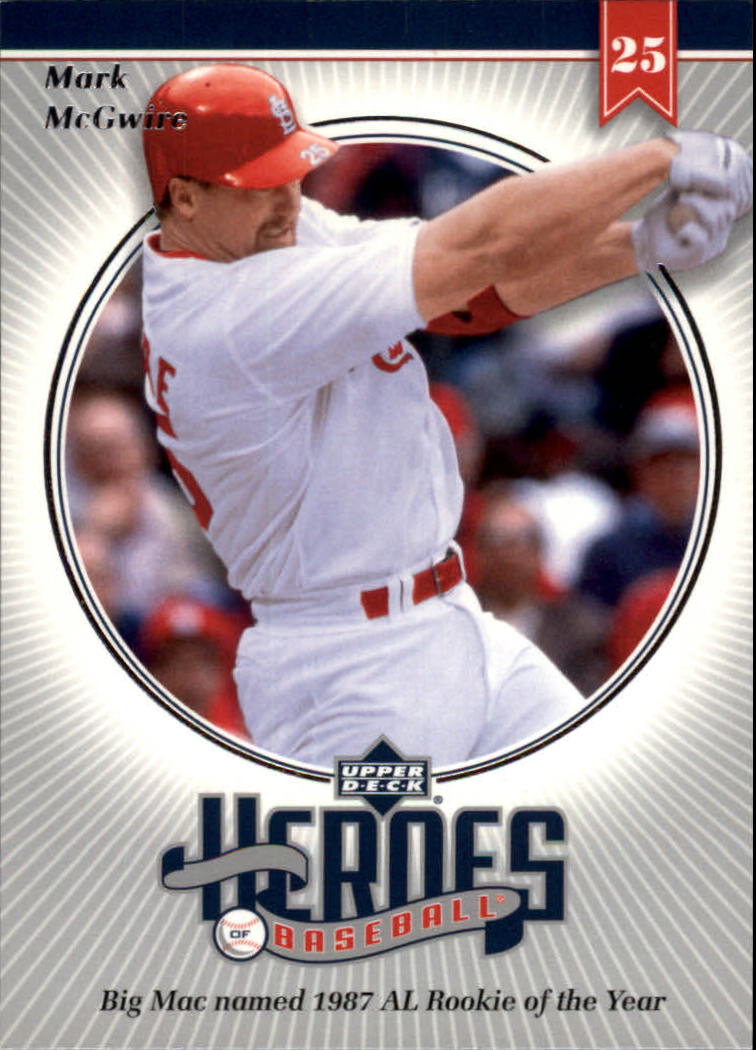 2002 Upper Deck Prospect Premieres Heroes of Baseball #HMC3 Mark McGwire