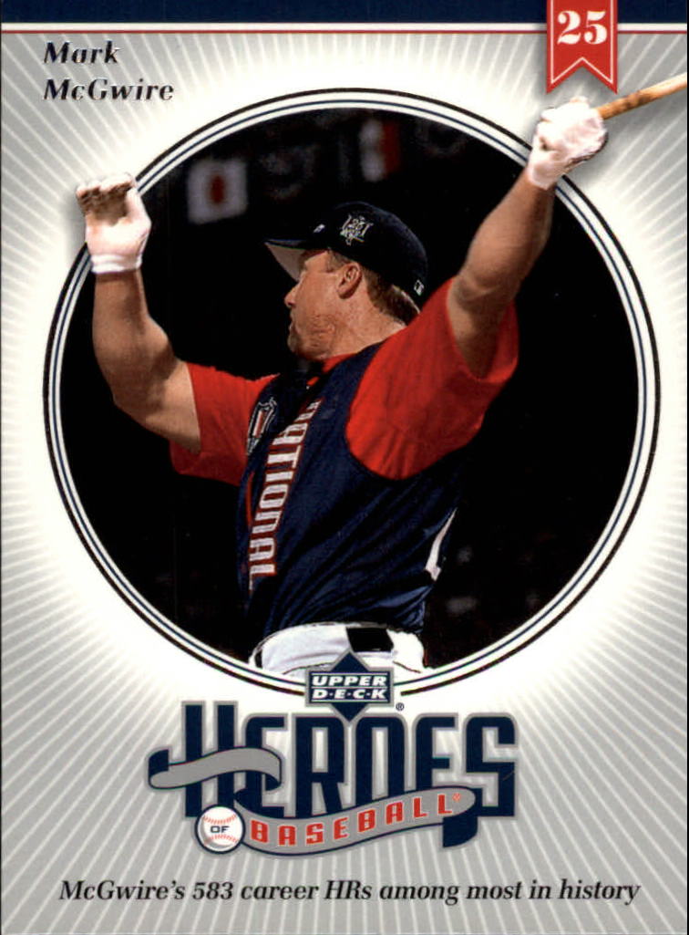 2002 Upper Deck Prospect Premieres Heroes of Baseball #HMC5 Mark McGwire
