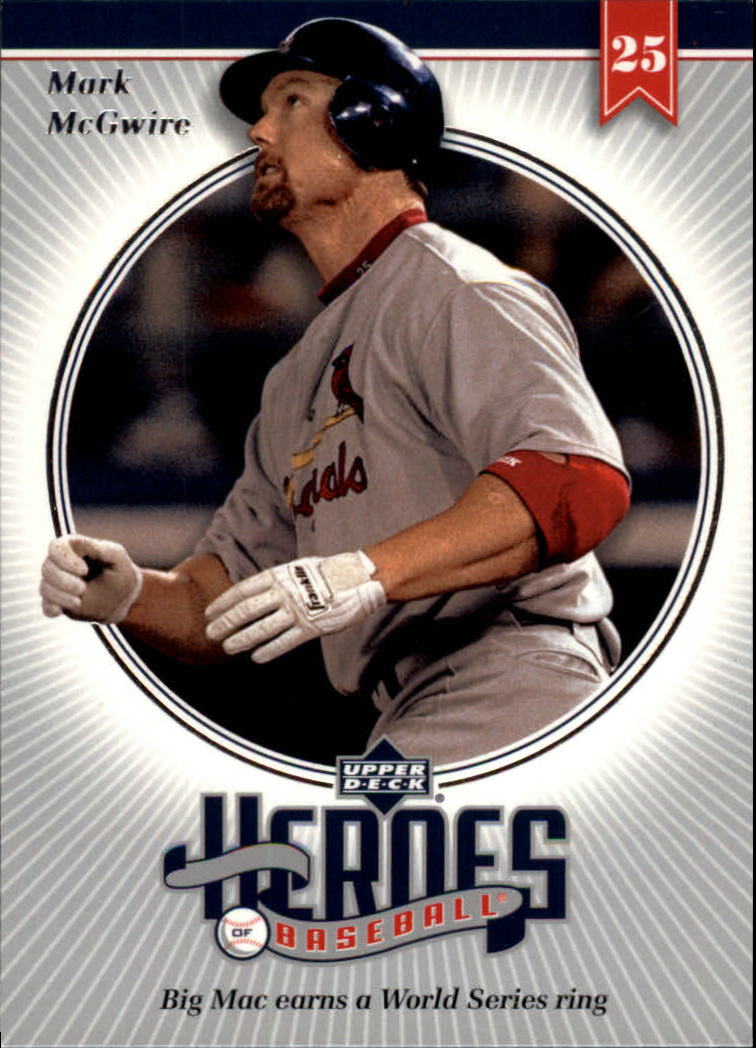 2002 Upper Deck Prospect Premieres Heroes of Baseball #HMC7 Mark McGwire