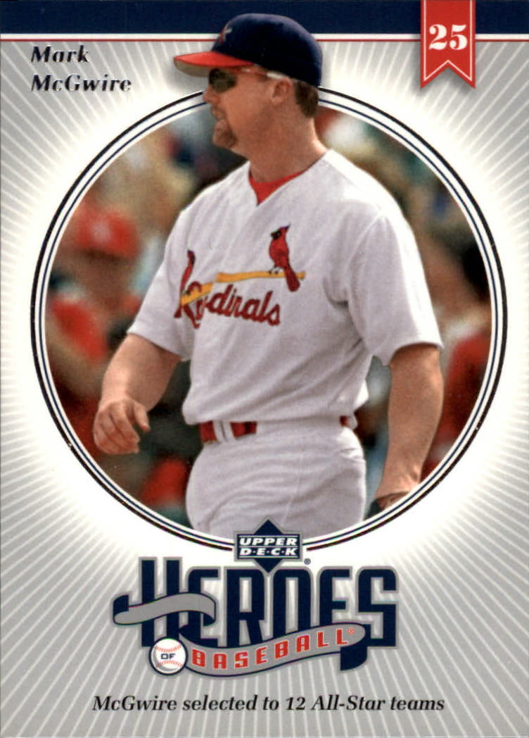 2002 Upper Deck Prospect Premieres Heroes of Baseball #HMC8 Mark McGwire