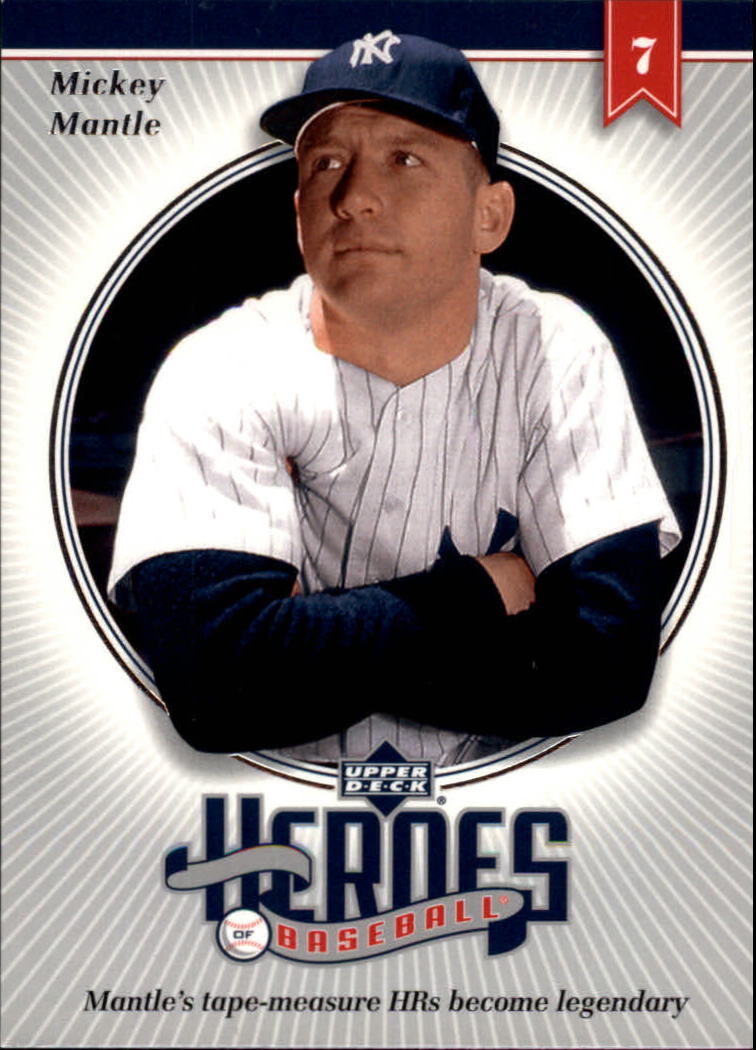 2002 Upper Deck Prospect Premieres Heroes of Baseball #HMM4 Mickey Mantle