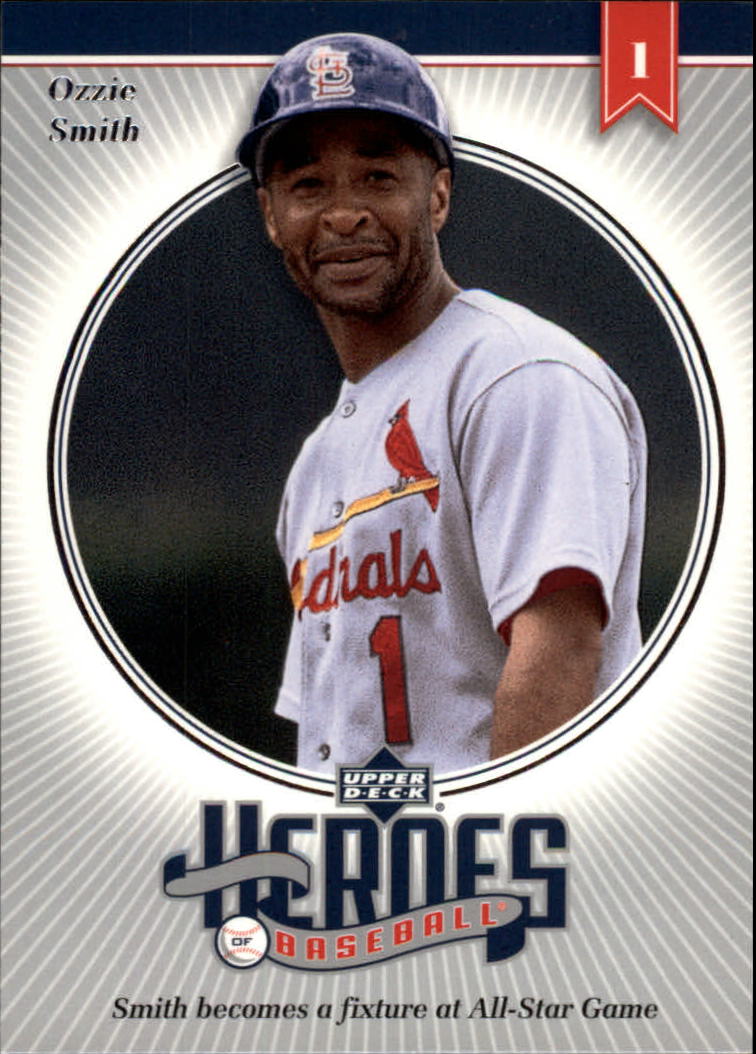 2002 Upper Deck Prospect Premieres Heroes of Baseball #HOS3 Ozzie Smith