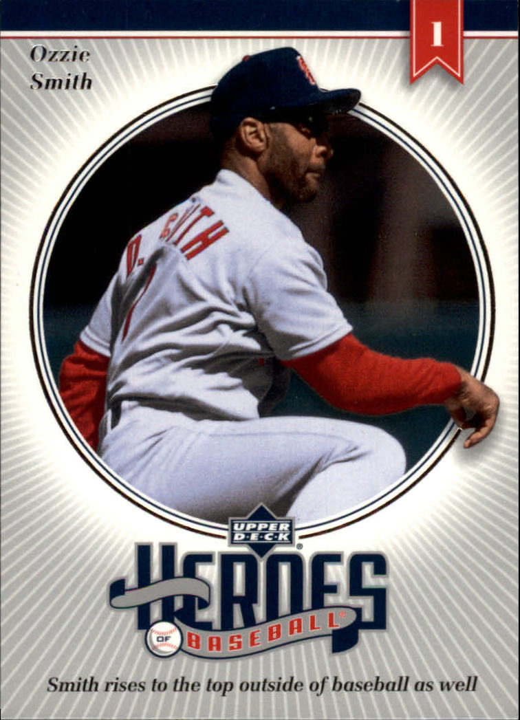 2002 Upper Deck Prospect Premieres Heroes of Baseball #HOS9 Ozzie Smith