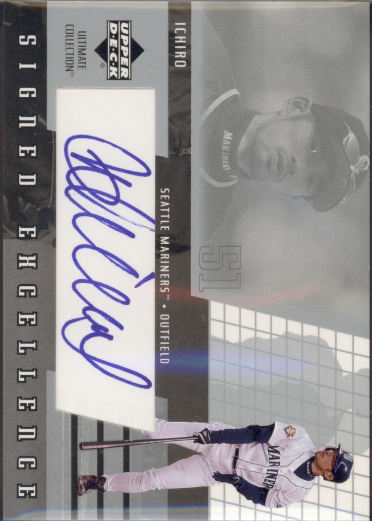 2002 Ultimate Collection Signed Excellence #I5 Ichiro Suzuki Batting