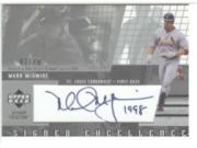 2002 Ultimate Collection Signed Excellence #MM1 Mark McGwire/70