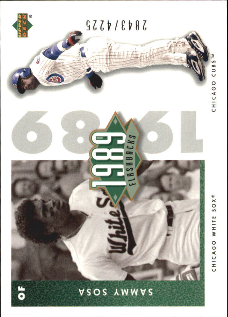 2002 UD Authentics 1989 Flashbacks #F9 Sammy Sosa