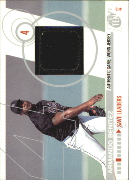 2002 Topps Ten Relics #TTRAB Armando Benitez Jsy A