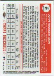 2002 Topps Chrome 1952 Reprints #52R16 Johnny Sain back image