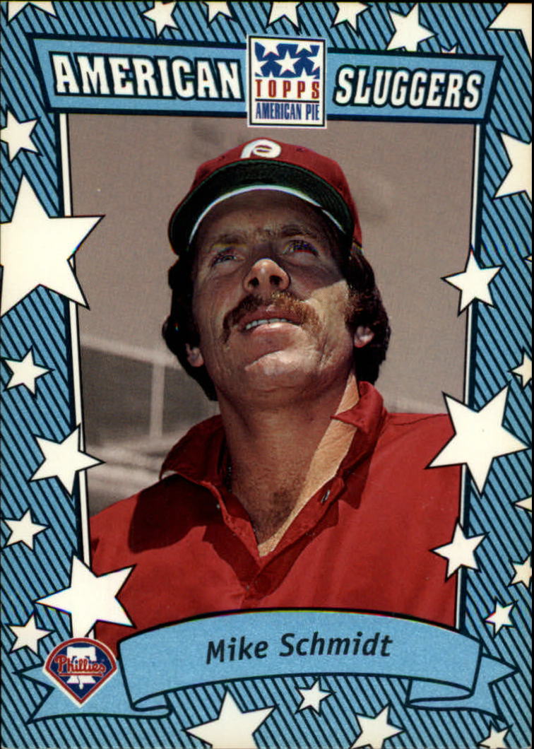 2002 Topps American Pie Sluggers Blue #3 Mike Schmidt