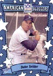 2002 Topps American Pie Sluggers Blue #15 Duke Snider