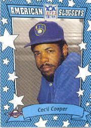 2002 Topps American Pie Sluggers Blue #25 Cecil Cooper