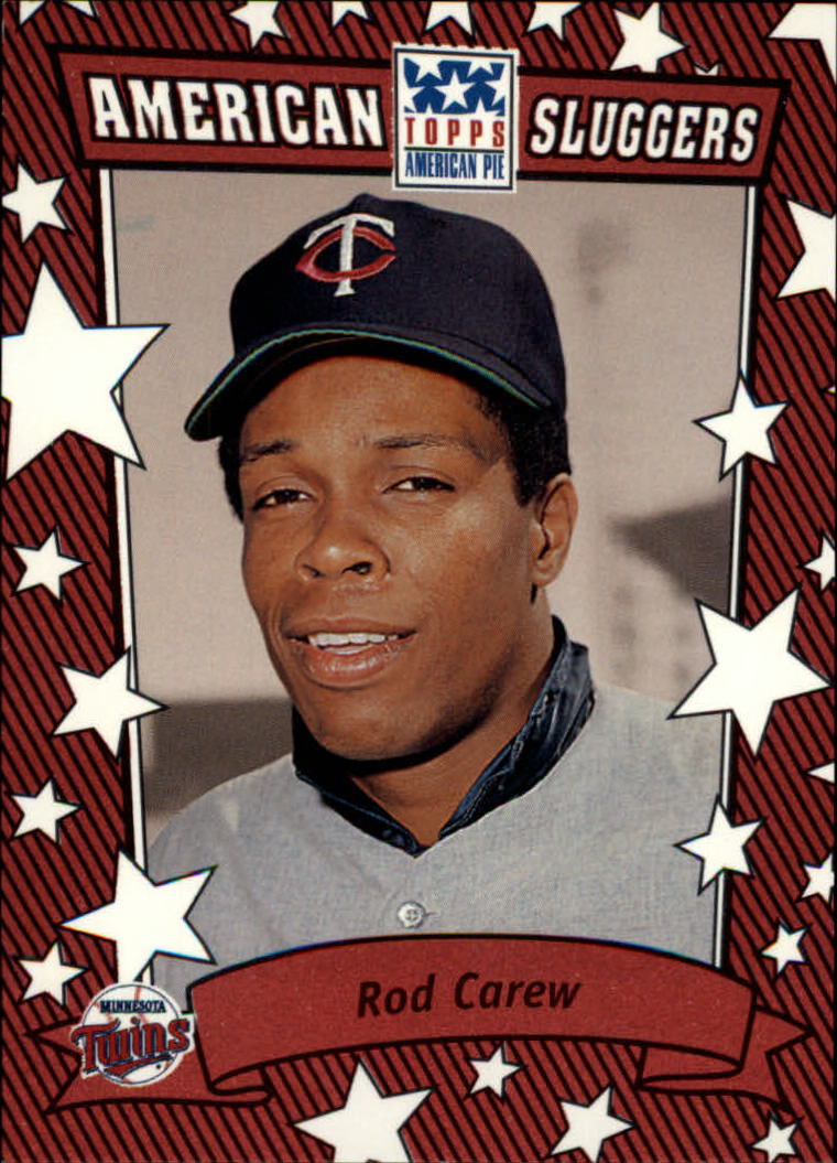 2002 Topps American Pie Sluggers Red #1 Rod Carew