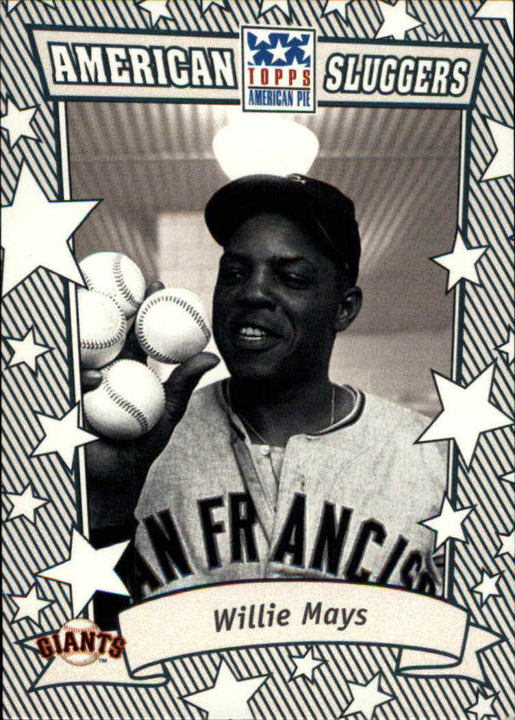 2002 Topps American Pie Sluggers Silver #14 Willie Mays