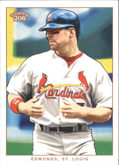 2002 Topps 206 #124 Jim Edmonds