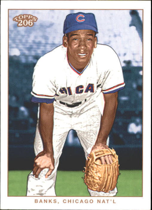 2002 Topps 206 #157 Ernie Banks RET