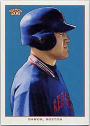 2002 Topps 206 #198B J.Damon Blue Jsy/Hlmt