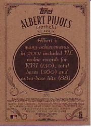 2002 Topps 206 #200B Albert Pujols Running back image