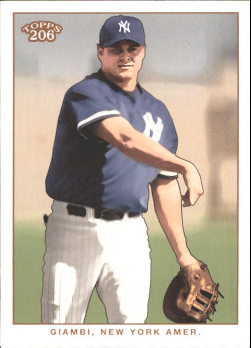 2002 Topps 206 #204A Jason Giambi Blue Jsy
