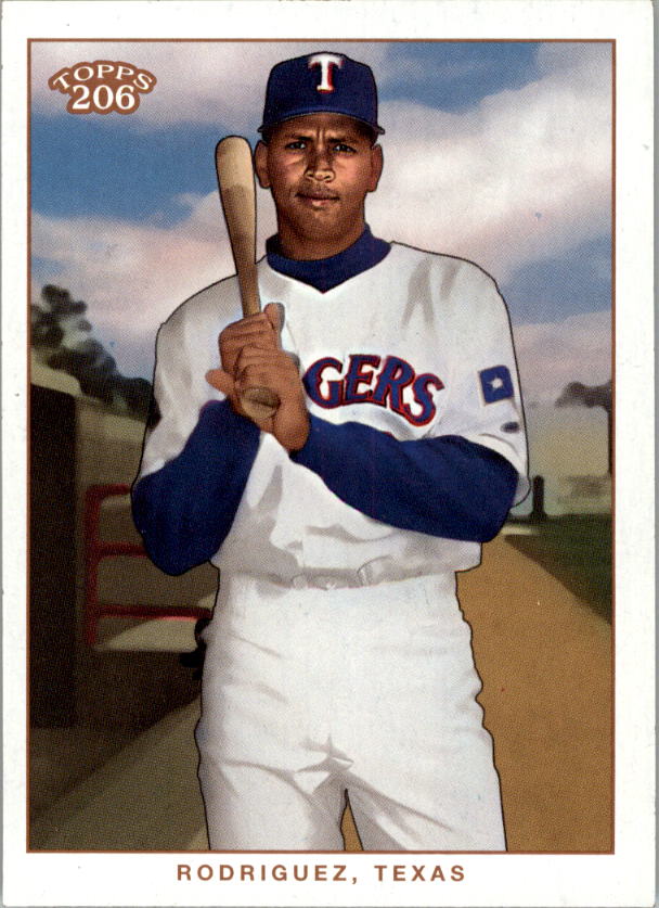 2002 Topps 206 #221C Alex Rodriguez Two Hands