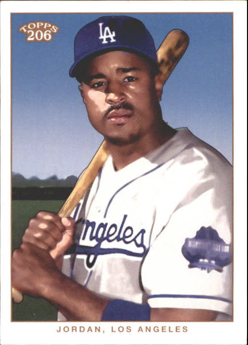 2002 Topps 206 #234A Brian Jordan Grey Jsy