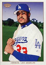 2002 Topps 206 #234B Brian Jordan White Jsy