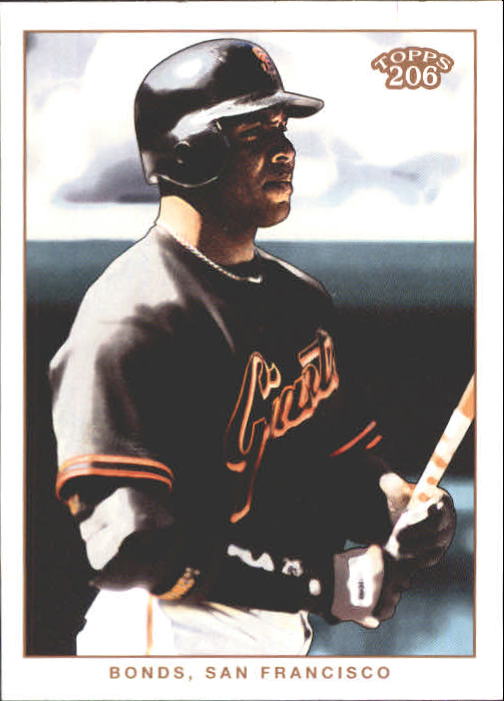2002 Topps 206 #238A Barry Bonds Black Jsy