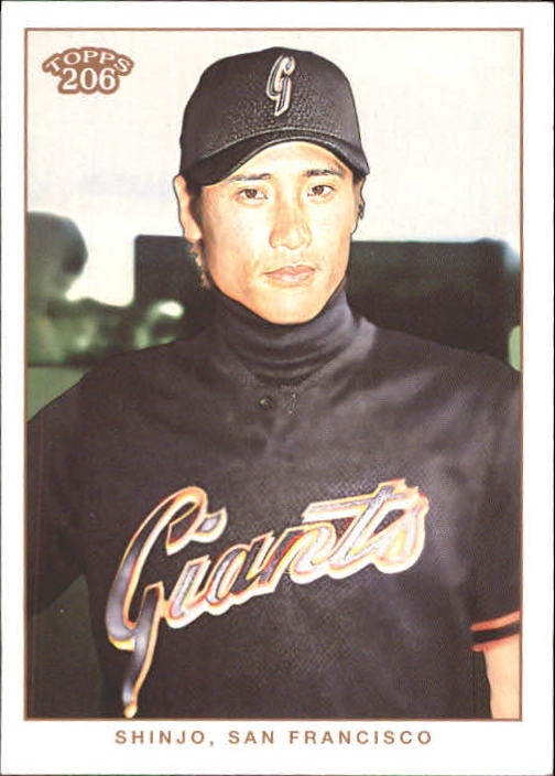 2002 Topps 206 #250A Tsuyoshi Shinjo Cap