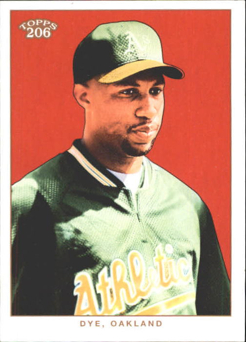 2002 Topps 206 #251A Jermaine Dye Green Jsy