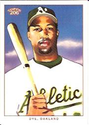 2002 Topps 206 #251B Jermaine Dye White Jsy