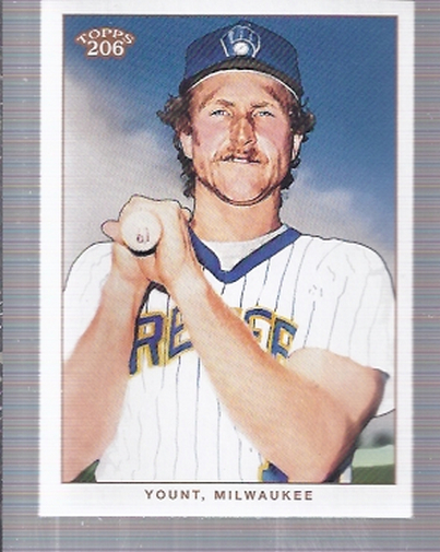 2002 Topps 206 #289B Robin Yount P'stripes RET