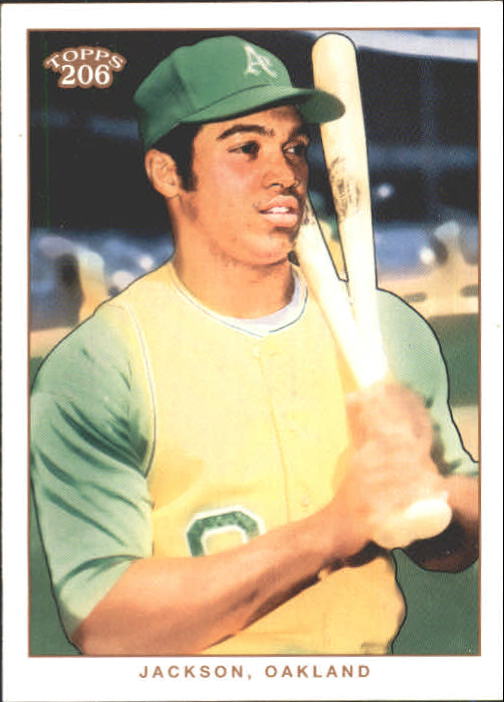 2002 Topps 206 #292A Reggie Jackson A's RET