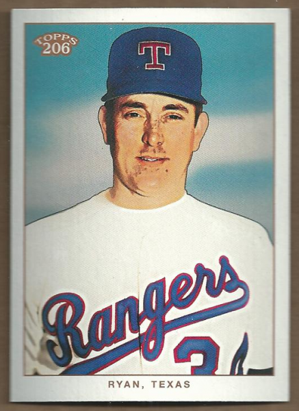 2002 Topps 206 #293B Nolan Ryan Rangers RET front image