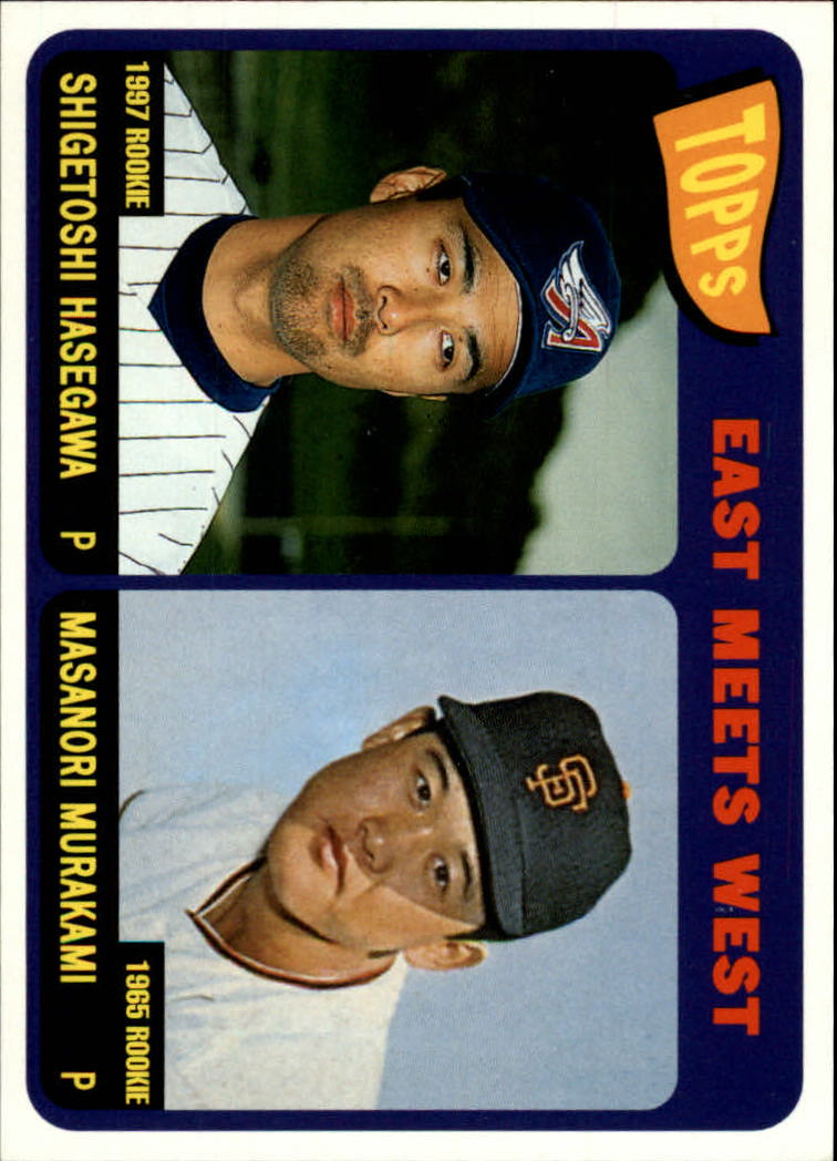 2002 Topps East Meets West #EWSH S.Hasagawa/M.Murakami