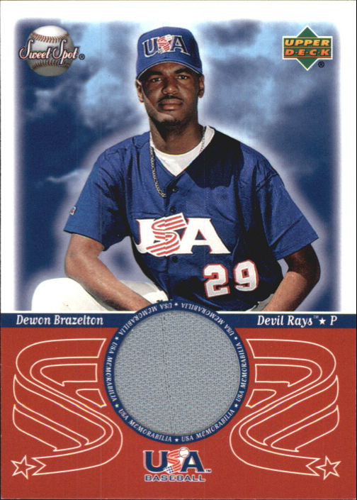 2002 Sweet Spot USA Jerseys #DB Dewon Brazelton