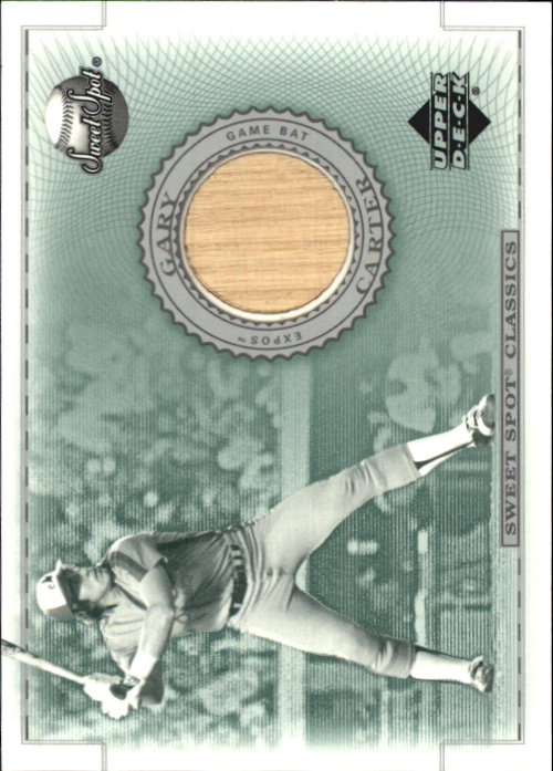 2002 Sweet Spot Classics Game Bat #BGC Gary Carter