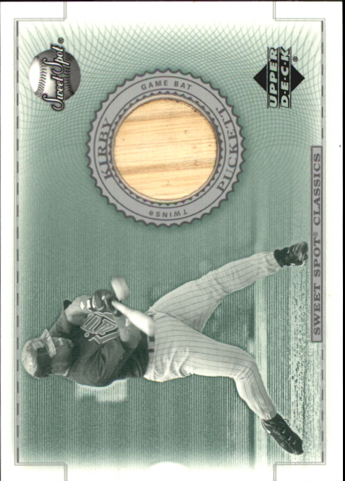 2002 Sweet Spot Classics Game Bat #BKP Kirby Puckett DP