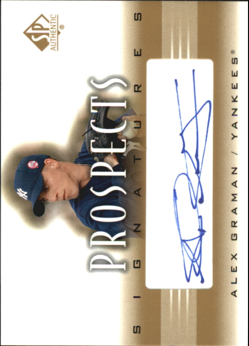 2002 SP Authentic Prospects Signatures #PAG Alex Graman